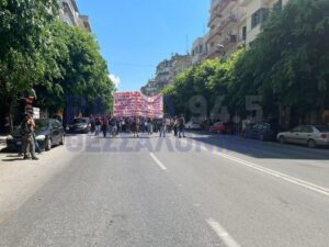 Θεσσαλονίκη: Πορεία φοιτητών κατά της παρουσίας αστυνομίας στο ΑΠΘ (ΦΩΤΟ+VIDEO)
