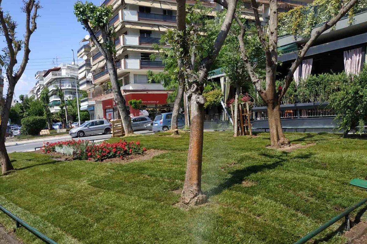 Θεσσαλονίκη: Νέα πνοή στις γειτονιές – Αναβαθμίζονται οι χώροι πρασίνου (ΦΩΤΟ)