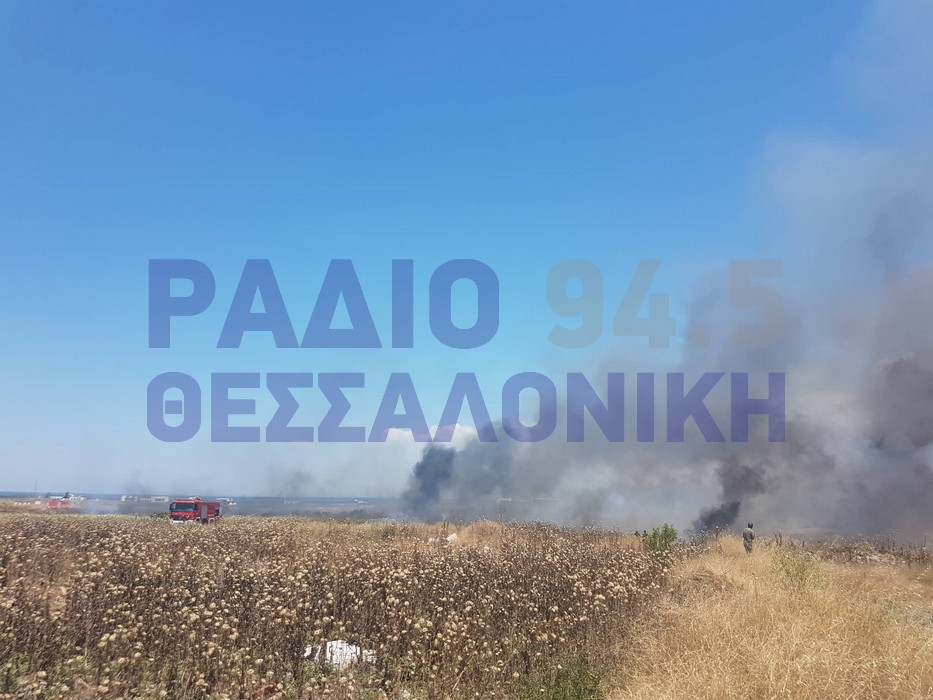 Θεσσαλονίκη: Υπό μερικό έλεγχο η φωτιά στον οικισμό Τσαΐρια (VIDEO)