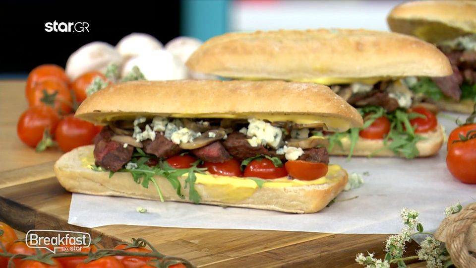 Το απόλυτο σάντουιτς με μοσχαρίσια μπριζόλα από τον Σταύρο Βαρθαλίτη! (VIDEO)