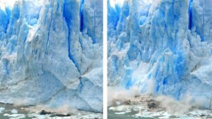 Τεράστιο κομμάτι πάγου αποκόβεται από τον παγετώνα Περίτο Μορένο (VIDEO)