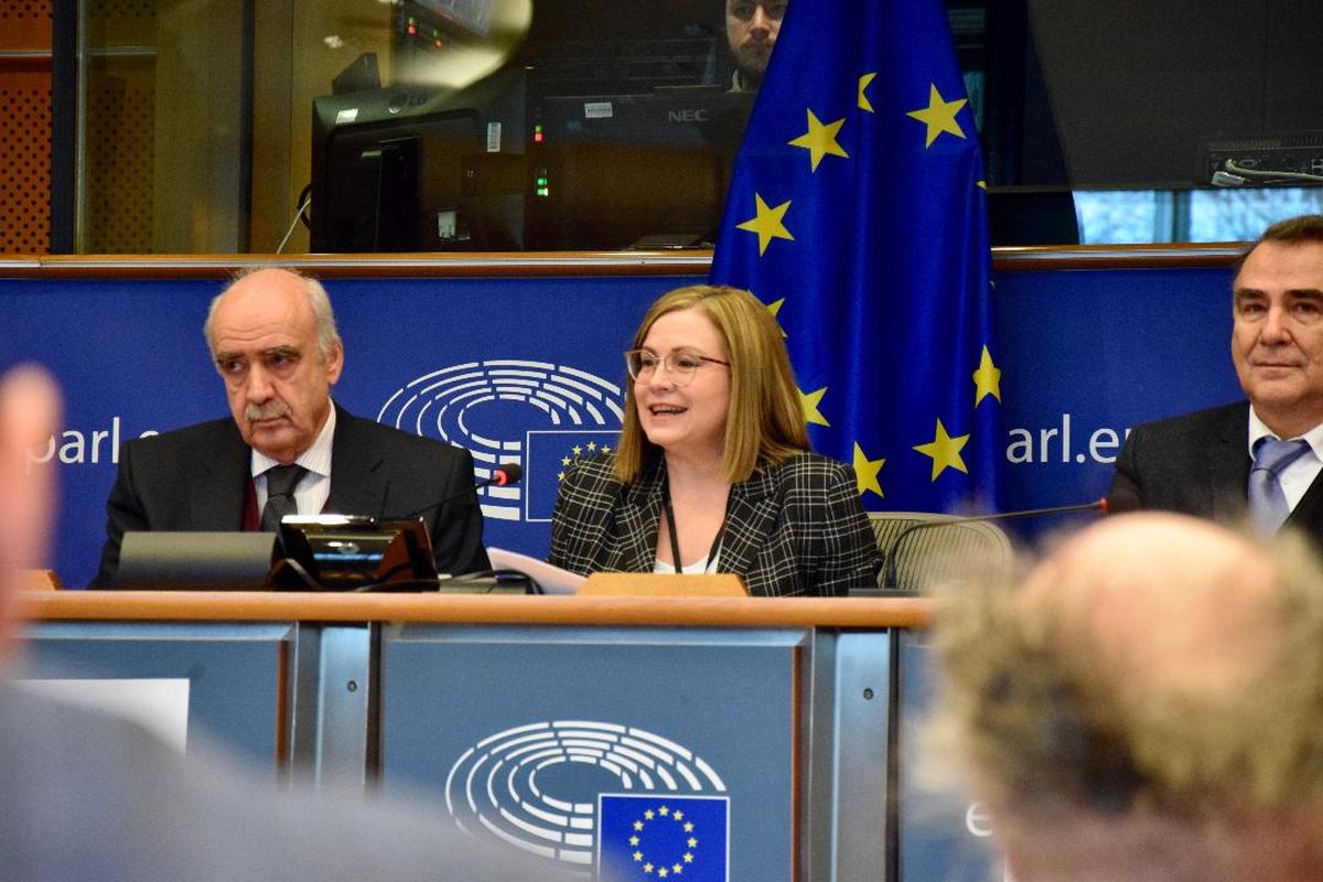 Το Μακεδονικό Σήμα παρουσίασε η Μ. Σπυράκη στο Ευρωκοινοβούλιο